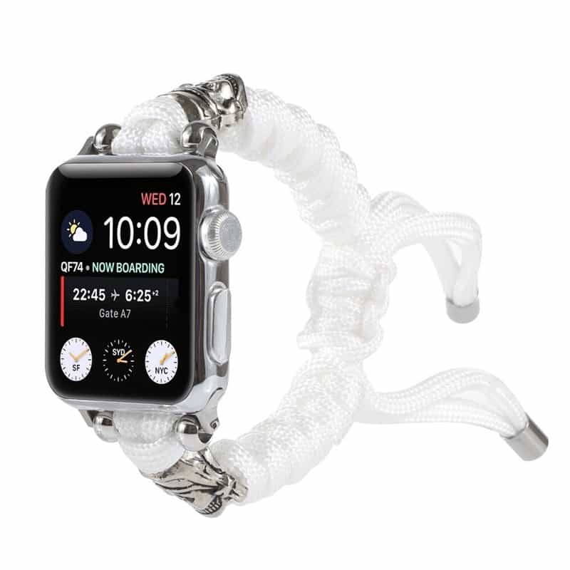 Bracelet Apple Watch <br /> Nylon Tête de Mort