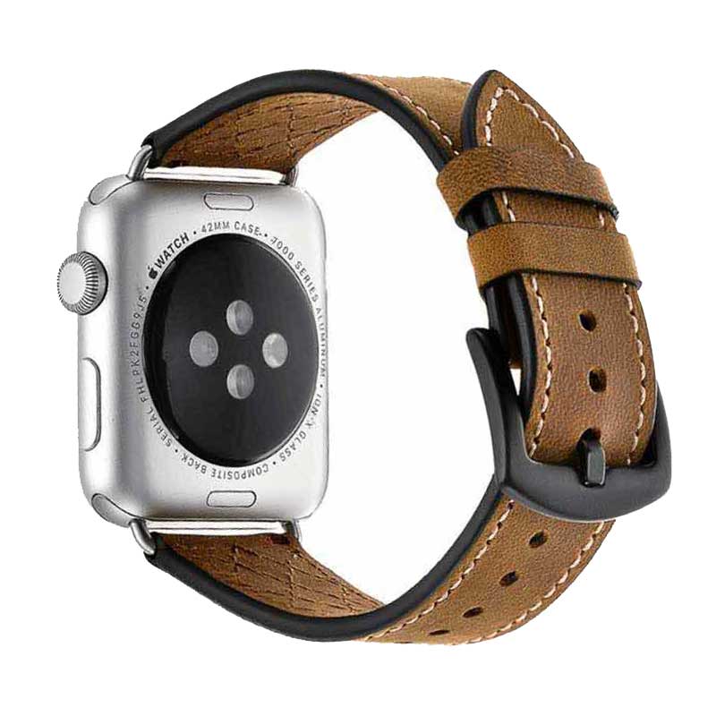 Bracelet Apple Watch <br /> Cuir Indiana - Univers-Watch