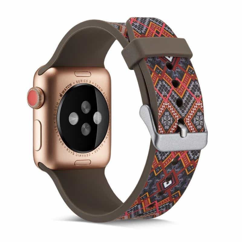 Bracelet Apple Watch <br /> Silicone Bohémia - Univers-Watch