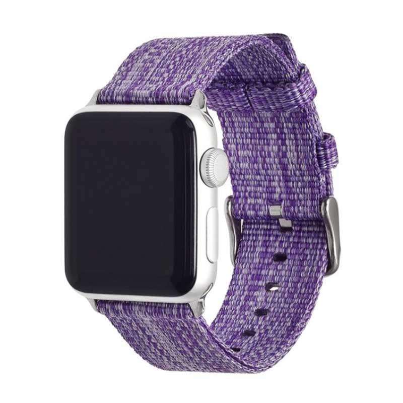 Bracelet Apple Watch <br /> Toile de Couleur - Univers-Watch