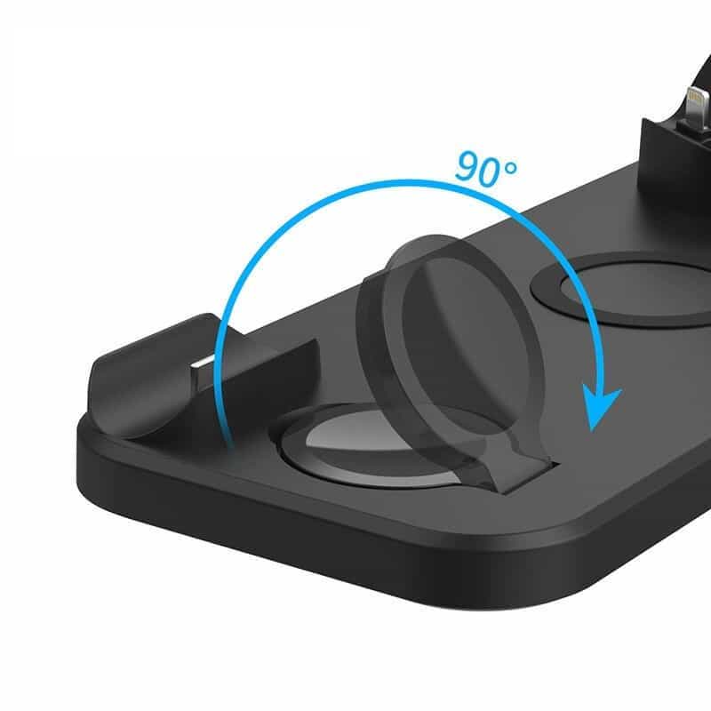 Chargeur Apple Watch <br /> 6 en 1 Sans Fil iPhone Airpods