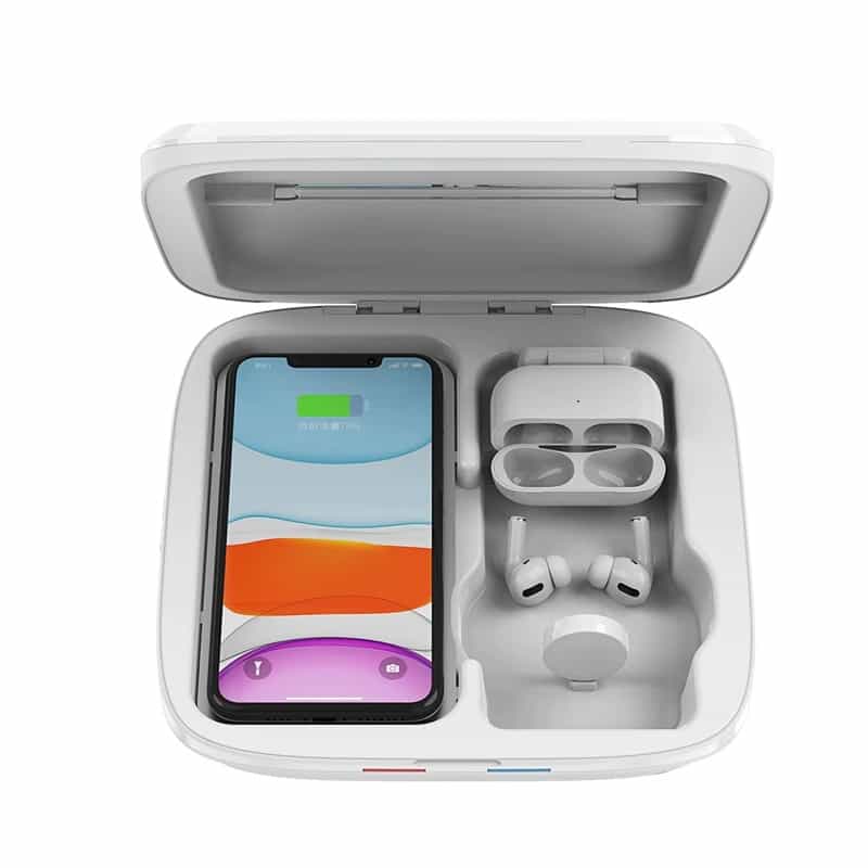 Chargeur Apple Watch <br /> 4 en 1 Stérilisation UV