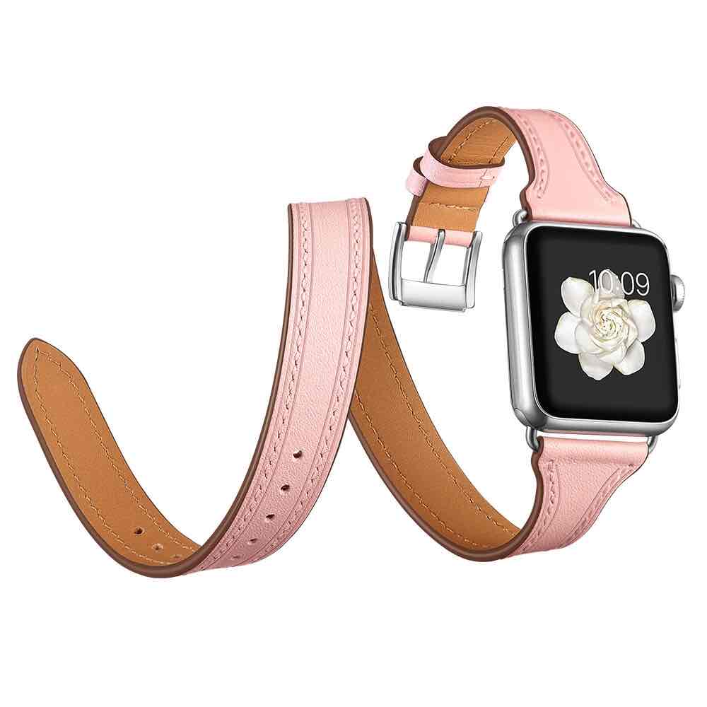 Bracelet Apple Watch <br /> Cuir Double Tour - Univers-Watch