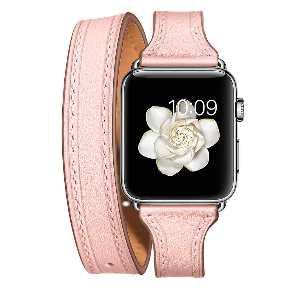 Bracelet Apple Watch <br /> Cuir Double Tour - Univers-Watch