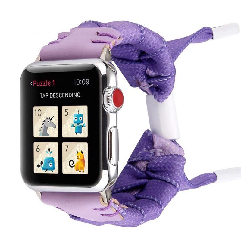Bracelet Apple Watch <br /> Lacet Chaussure - Univers-Watch