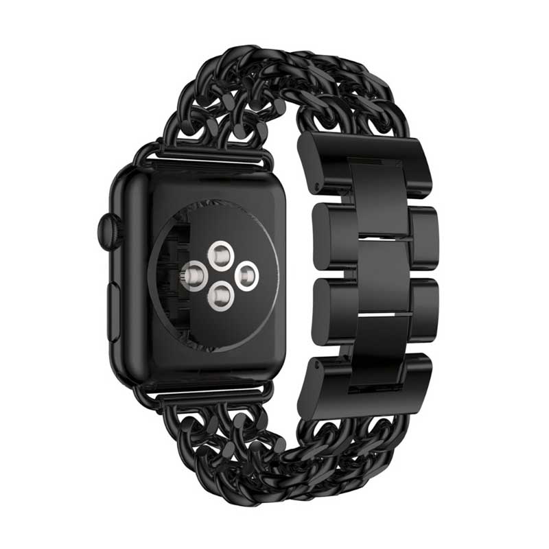 Bracelet Apple Watch <br /> Metal Noir - Univers-Watch