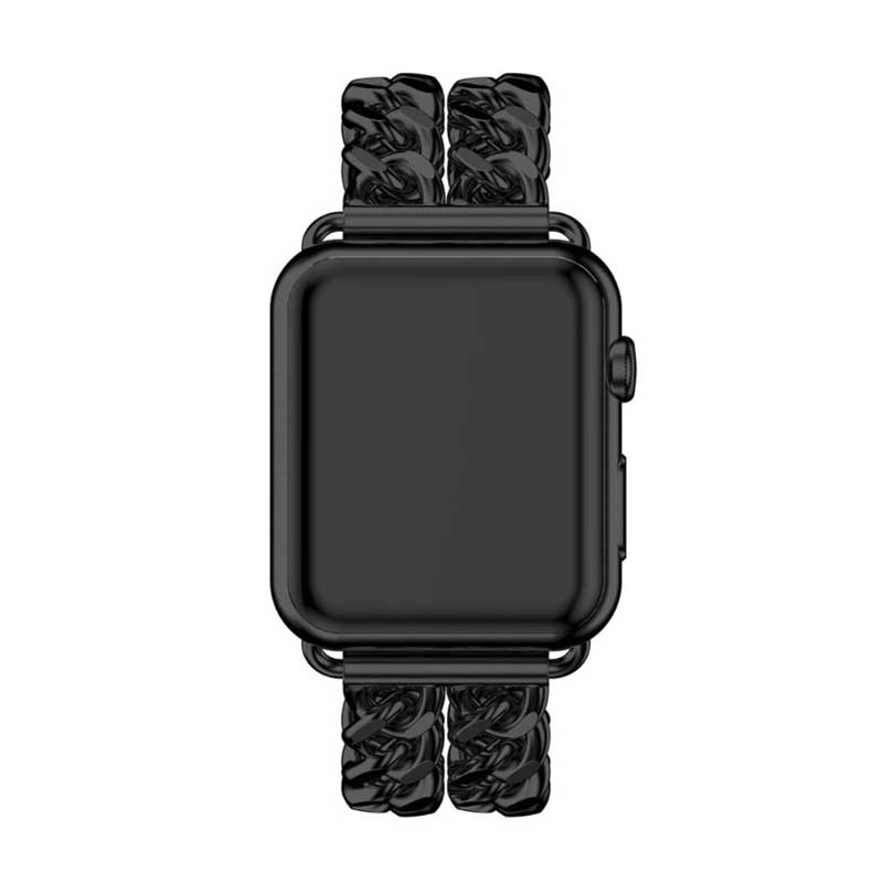 Bracelet Apple Watch <br /> Metal Noir - Univers-Watch