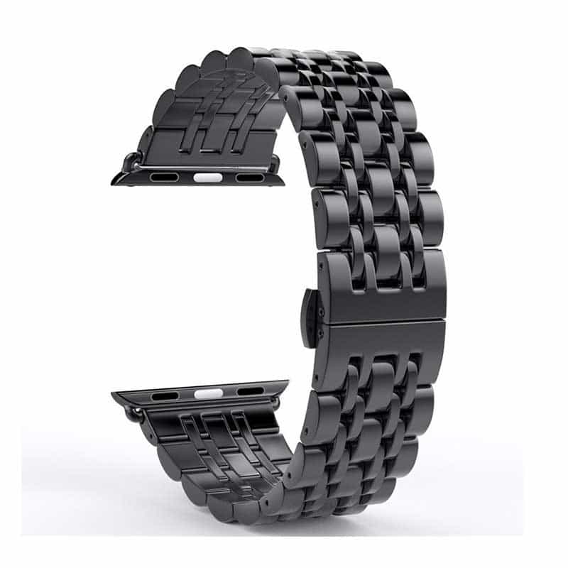 Bracelet Apple Watch <br /> Métal Noir - Univers-Watch