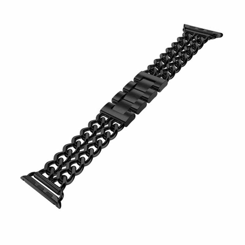 Bracelet Apple Watch <br /> Metal Noir - Univers-Watch