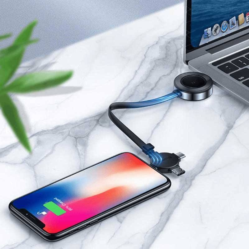 Chargeur Apple Watch <br /> Câble Voyage 4 en 1 - Univers-Watch