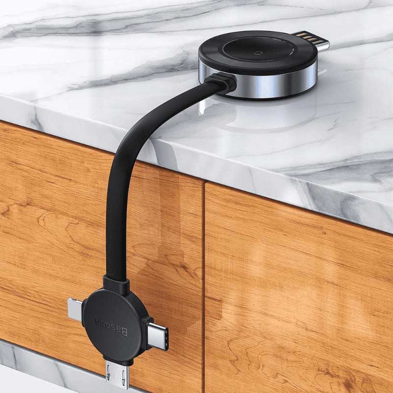 Chargeur Apple Watch <br /> Câble Voyage 4 en 1 - Univers-Watch