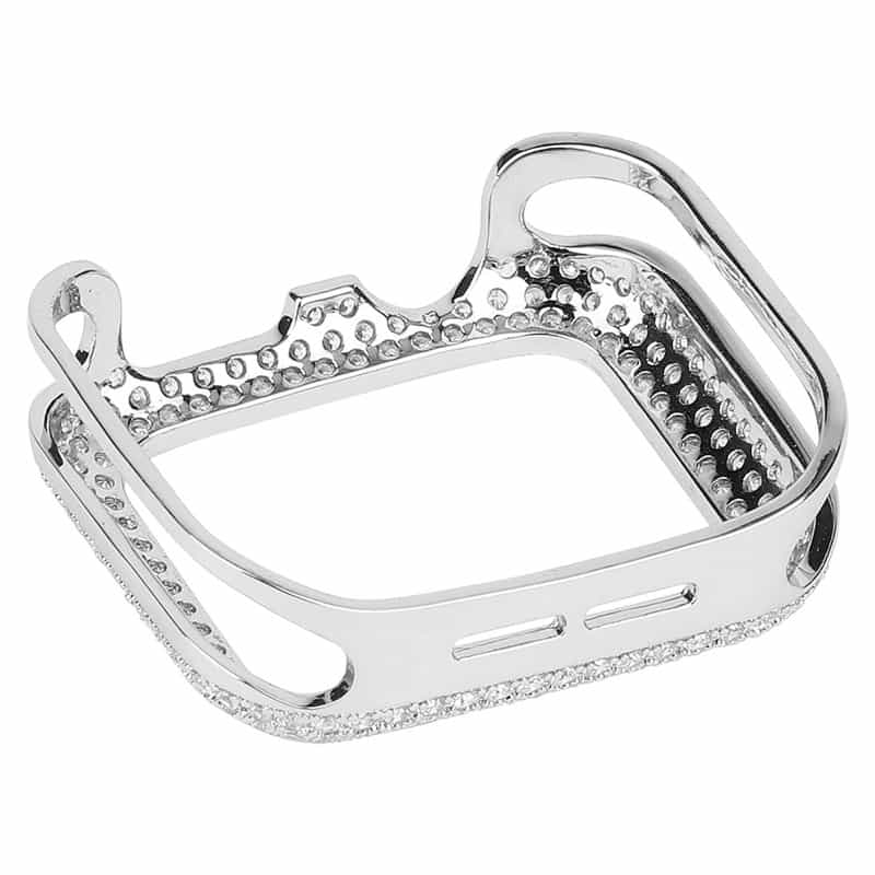 Coque Apple Watch <br /> Diamant Argenté